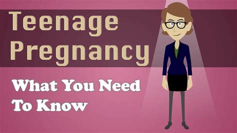 Teenage Pregnancy What You Need To Know Youtube