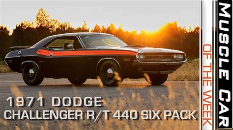 1971 Dodge Challenger Rt 440 Six Pack Muscle Car Of The Week Video Episode 239 V8tv Youtube