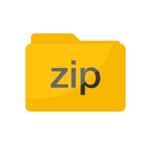 Compress Zip Folder Stock Illustrations 194 Compress Zip Folder Stock