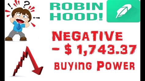 ROBINHOOD NEGATIVE BUYING POWER , explained and how to ...