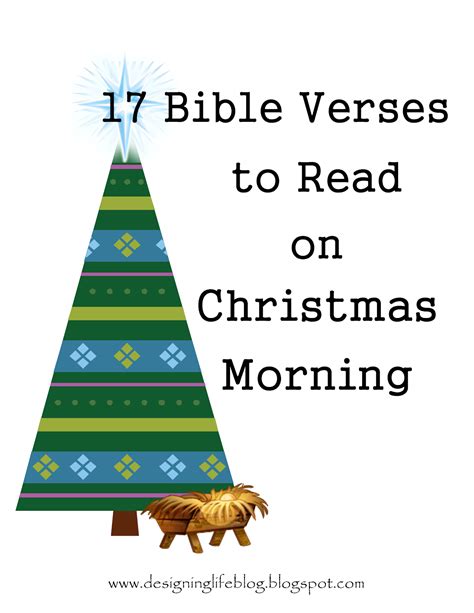 Designing Life 17 Bible Verses To Read On Christmas Morning