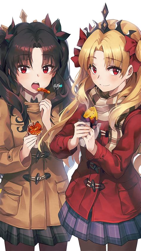 Ereshkigal And Ishtar Fategrand Order 1800x3200 Ranimewallpaper