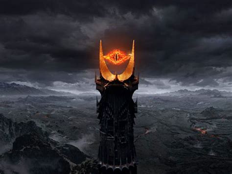 Sauron Tower Fantasy Faction Barad Dur Lord Of The Rings Tattoo Lord Sauron Into The West