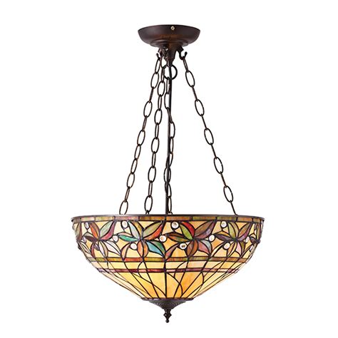 Tiffany wisteria pendant hanging lamp $ 669.00 $ 401.00. Ashtead Large Inverted 3lt Pendant | Lighting | Tiffany Lamps
