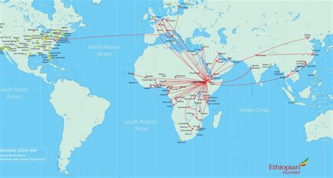 Flight Africa Blog Ethiopian Airlines International Route Map 2011