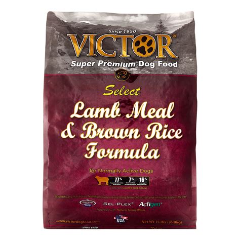 Victor Select Lamb And Rice Dry Dog Food 15 Lb