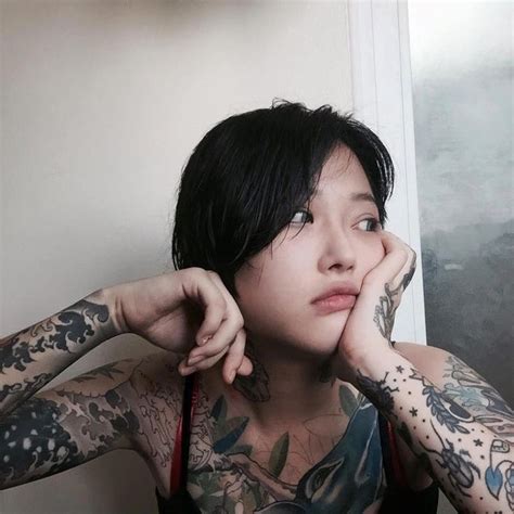 Tinykorea “안리나 ” Girltattoos In 2020 Asian Tattoo Girl Asian