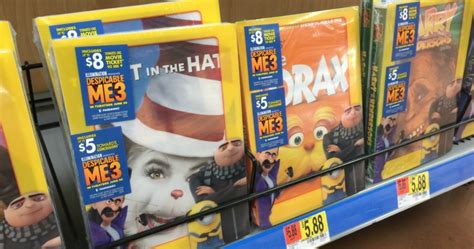 Walmart 588 Dvds Free Fandango Despicable Me 3 Movie Ticket And 5