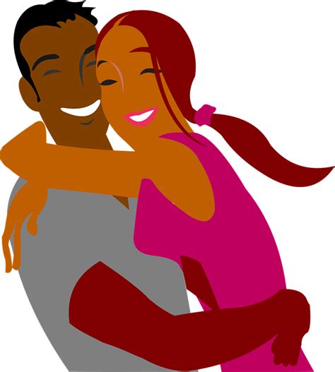 Download Couple Hugging Happy Royalty Free Vector Graphic Pixabay