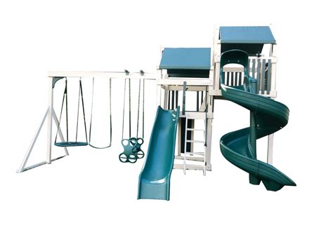E1 Double Tower 15 Swingset And Toy Warehouse
