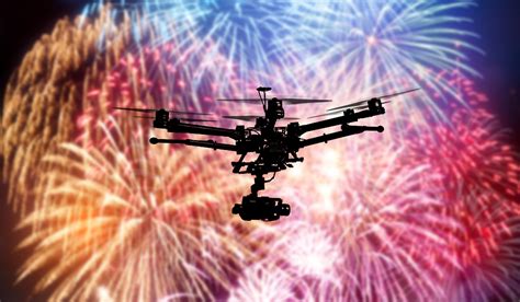 can you legally fly a drone through a fireworks shows