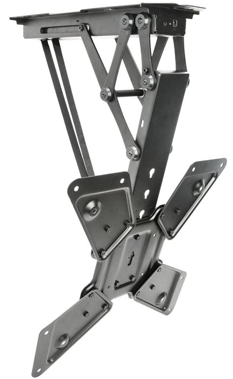 Motorized tv mounts are versatile in their construction allowing the user the option of mounting their tv off the ceiling, off the wall or off the floor. Motorized Flip Down TV Ceiling Mount - Flip Down TV Lift ...
