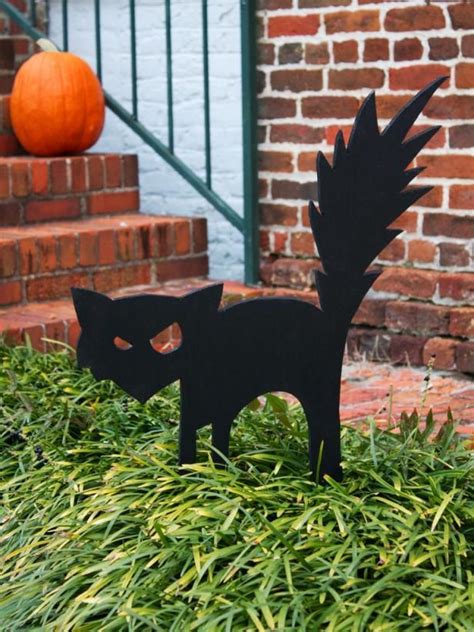 Black Cat Outdoor Halloween Decoration Scary Halloween Decorations