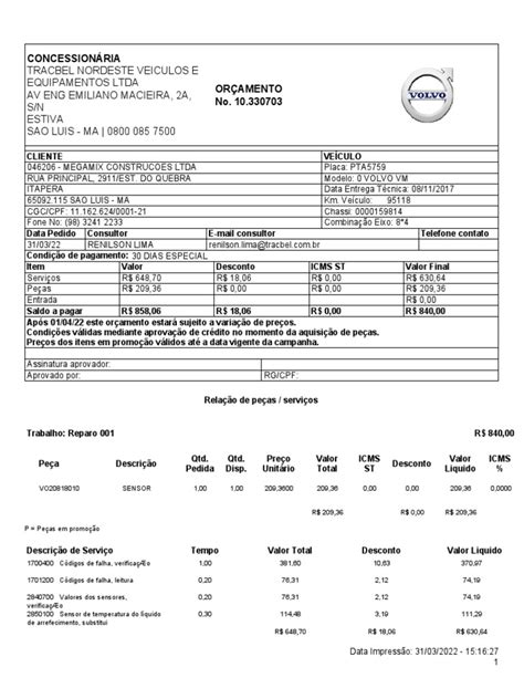 Or Amentooficinaplacapta5759chassi159814n Mero10330703 1 Pdf