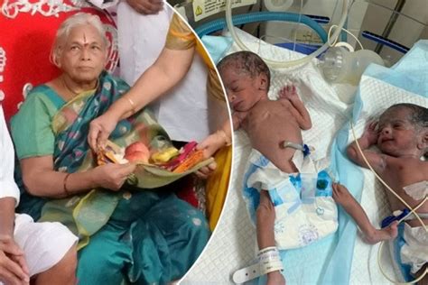 Year Old Indian Woman Gives Birth To Twin Girls Y All Know What