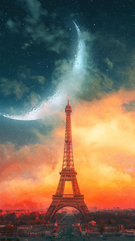 Paris Eiffel Tower Creative Iphone Wallpaper Iphone