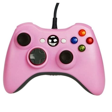 Xbox 360 Pc Pink Wired Game Controller Controllers Tanga