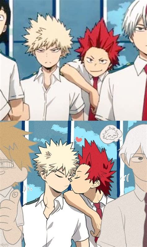 Kaminari Denki And Bakugou Katsuki × Kirishima Eijirou And Todoroki Shouto