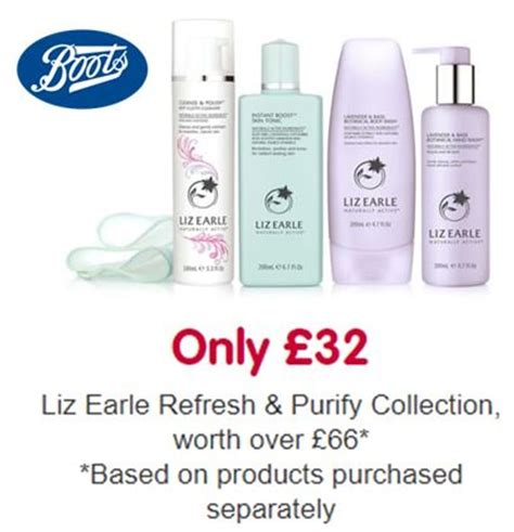 Boots Exclusive Liz Earle Refresh And Purify Collection £32 Worth £66 At Boots