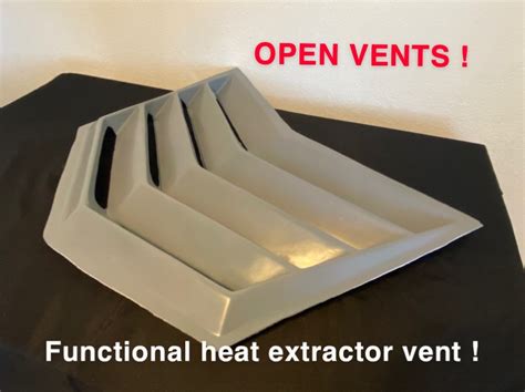 Universal Heat Extractor Hood Vent Functional Fiberglass Specialties