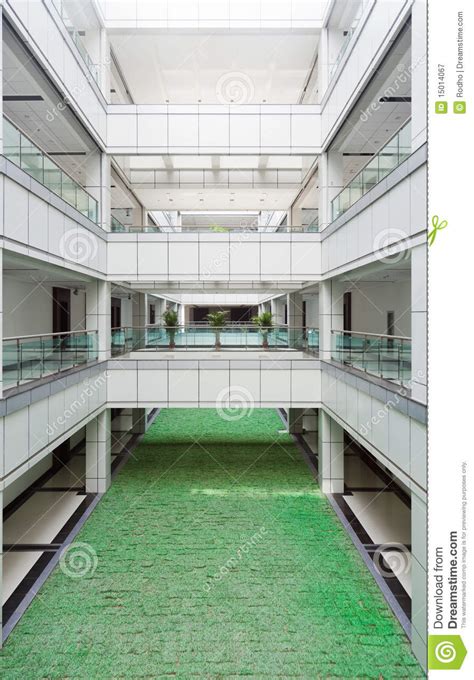 Atrium In An Office Building Royalty Free Stock Photography Image