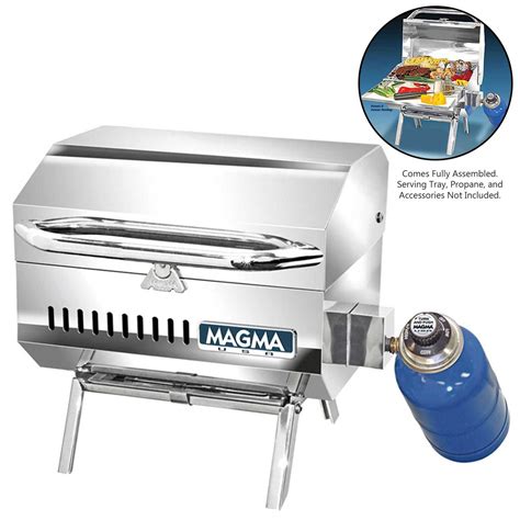 Everything you'll need to grill onboard. Magma A10-801 TrailMate Propane Barbeque Gas Grill Boat RV ...