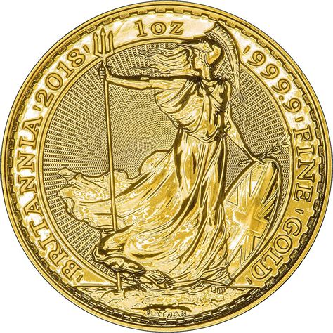 2018 Britannia 1 Oz Gold Bullion Coins Chards