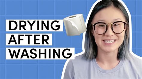 How To Dry Off After Washing With A Bidet Youtube