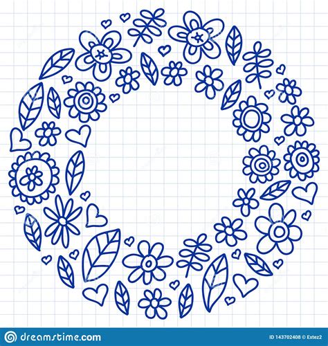 The ee20 engine had an aluminium alloy block with 86.0 mm bores and an 86.0 mm stroke for a capacity of 1998 cc. Vector Set Of Child Drawing Flowers Icons In Doodle Style ...