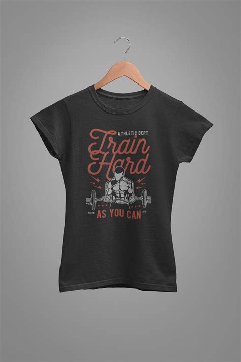 Train Hard T Shirt Athletic Dept Shirt Gym Tshirt Gym Etsy Shirts