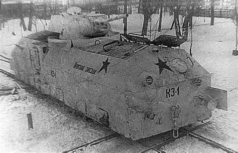 Soviet Railcar Red Star With Kv 1 Turret 列車砲 トレイン 列車