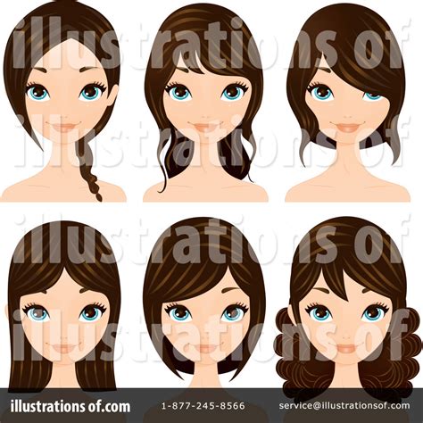 New users enjoy 60% off. Hair Styles Clipart #211729 - Illustration by Melisende Vector
