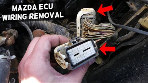 I purchased my 2009 mazda 3 new with a 2l petrol engine, manual transmission, and istop. HOW TO DISCONNECT ENGINE COMPUTER WIRES ECU WIRES ON MAZDA ...