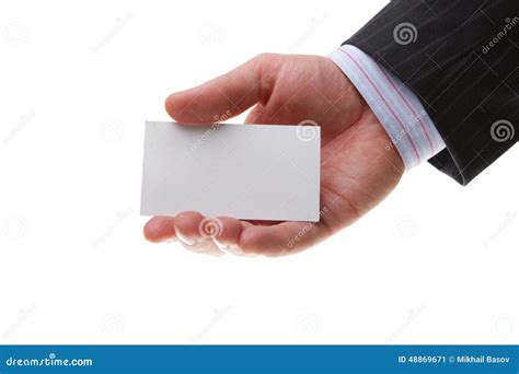 Business Card Stock Image Image Of T Male Space 48869671