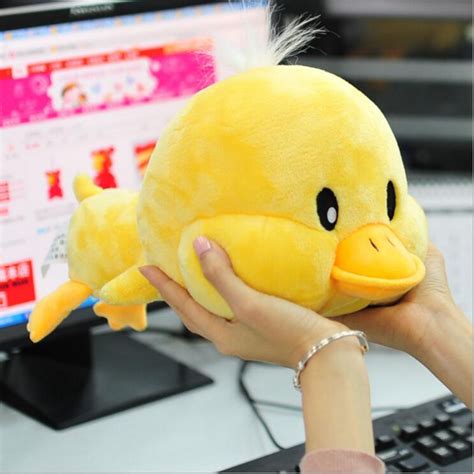 Small Yellow Duck Plush Toys 30cm Cute Duck Plush Pet Desktop Dolls