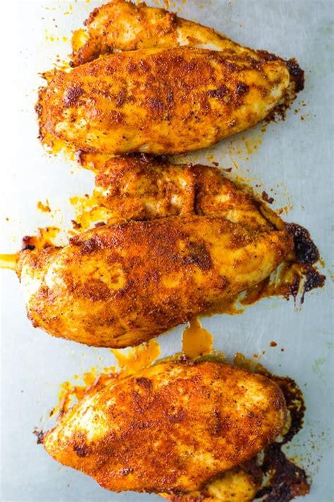 Chicken should always be cooked to an internal temperature of 165°f, which you can check with your meat thermometer. The JUCIEST Baked Chicken Breast | Sweet Peas & Saffron