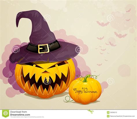 Halloween Pumpkins Stock Illustration Illustration Of Gothic 33036213