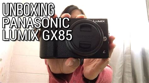 Panasonic Lumix Gx85 Camera Kit Unboxing Youtube