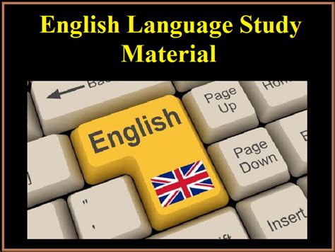 English Language Study Material