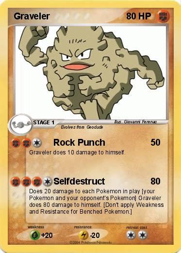 Pokémon Graveler 6 6 Rock Punch My Pokemon Card