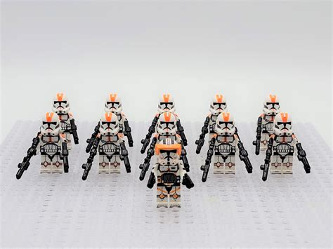 Star Wars 212th Attack Battalion Commander Cody Clone Trooper Army Set