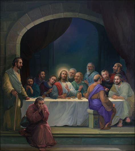 Fkulon The Last Supper Original Oil On Canvas Last Supper Jesus