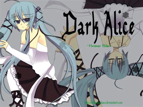 Hatsune Miku Dark Alice By Mikanxsakura On Deviantart