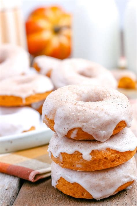 Baked Pumpkin Donuts Cake Donuts Food Folks And Fun