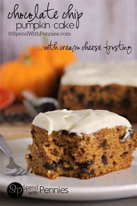 Even though they last well in the refrigerator, you may want to halve the recipe for individuals or small families. Pumpkin Cake with Cream Cheese Frosting