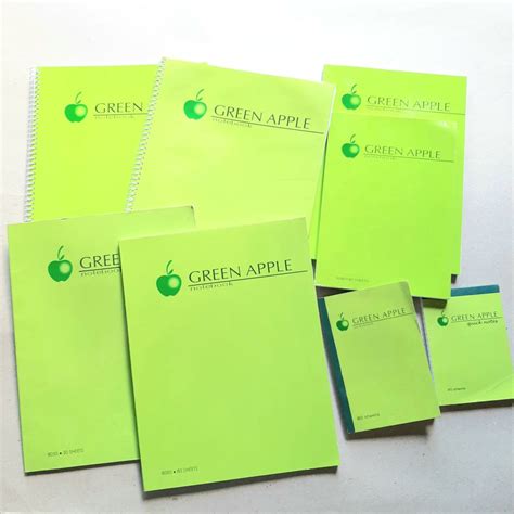 Green Apple Notebook Spiral And Padded Shopee Philippines