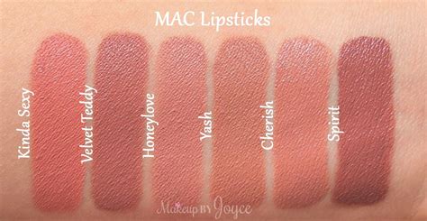 Swatches Review MAC Matte Satin And Cremesheen Lipstick Collection