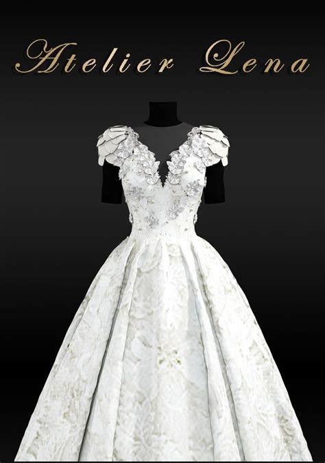 Atelier Lena Blossom Dress Atelier Lena Sims 4 Wedding Dress