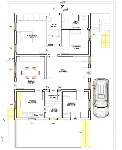 18 Concept East Facing House Vastu Plan 30x40 2 Bhk