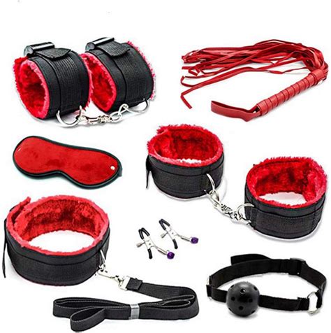 7pcs Sex Toys For Woman Sex Toys For Adults Bdsm Bondage Set Gag In Mouth Handcuffs
